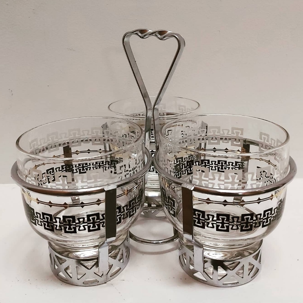 Mid-century Modern Condiment Caddy - Picture 3 of 4